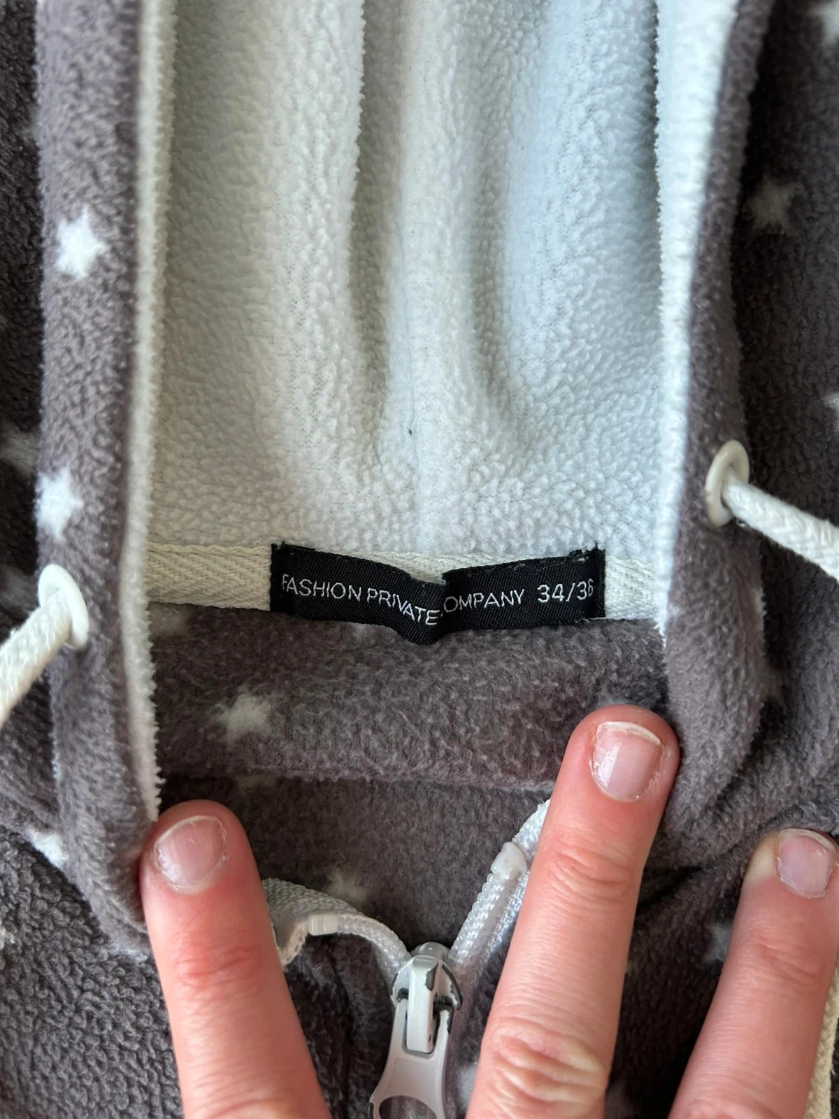 Polar feminino Fashion Private Company tamanho XS cinza e branco – photo 4
